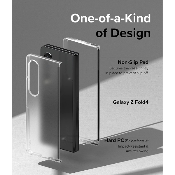 Rin gke Slim Samsung Galaxy Z Fold 4 5G Klf-Matte Clear