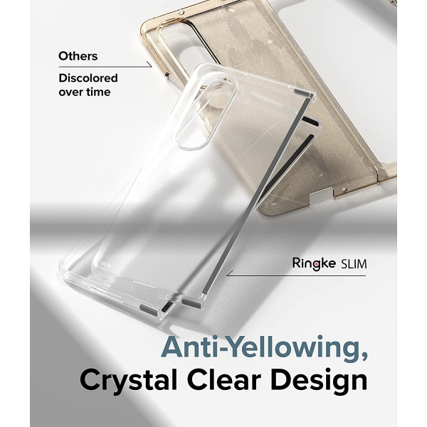 Rin gke Slim Samsung Galaxy Z Fold 4 5G Klf-Matte Clear
