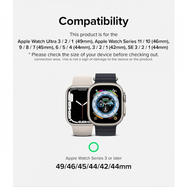 Ringke Sports AirLoop Apple Watch Kay��(42/44/45/49mm)-Eclipse Gray