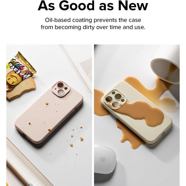 Rin gke iPhone 15 MagSafe Uyumlu Silikon Klf-Lime 