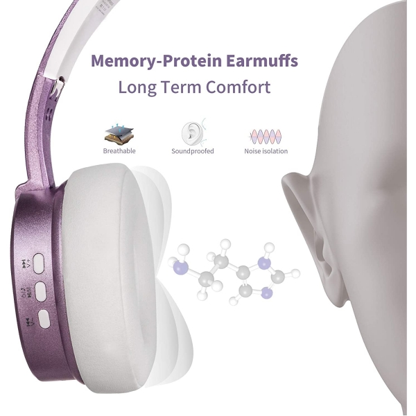 Riwbox XBT-90 Bluetooth Kulak st Kulaklk-Purple