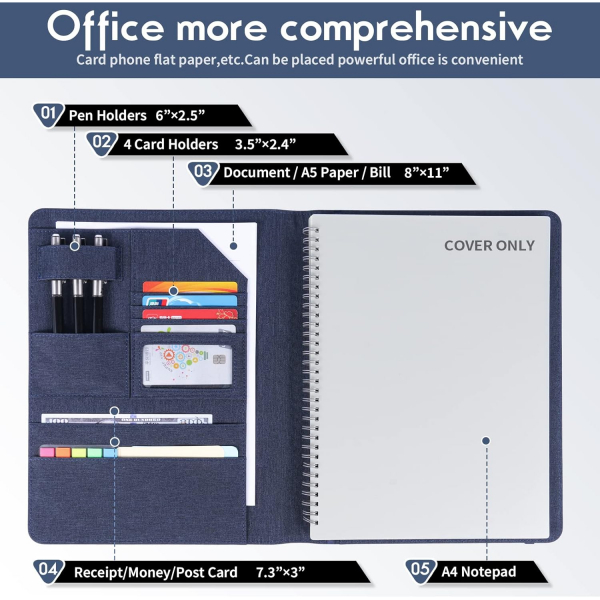 Rocketbook Ak�ll� Defter Planlay�c� K�l�f (Large)-Blue