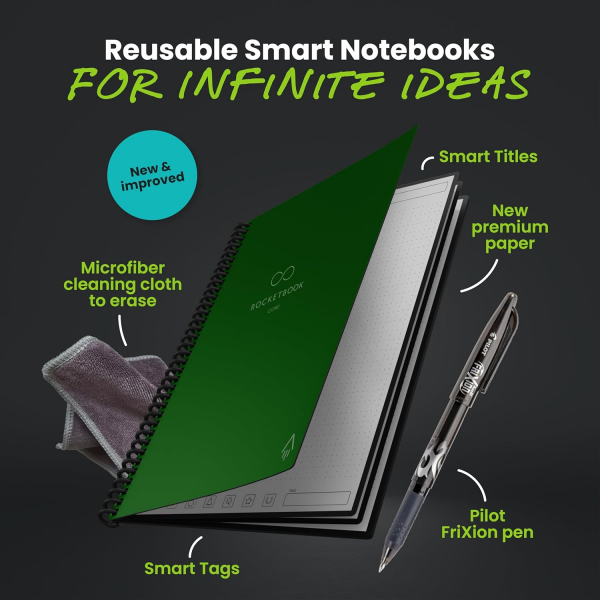 Rocketbook Core Ak�ll� Defter (Premium Executive)