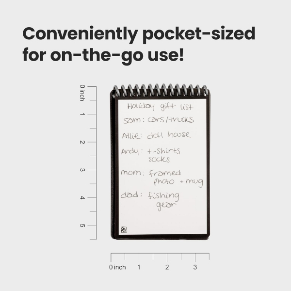 Rocketbook Tekrar Kullanlabilir Akll Not Defteri-Black 