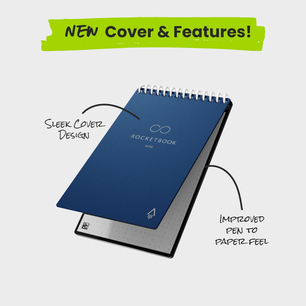 Rocketbook Tekrar Kullanlabilir Akll Not Defteri-Navy Blue