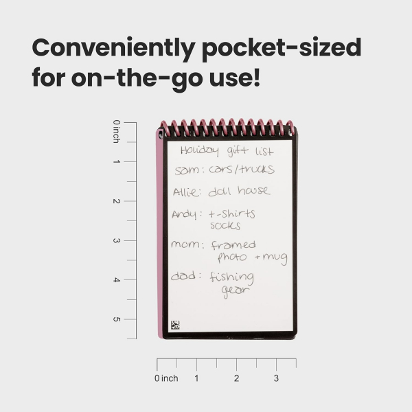Rocketbook Tekrar Kullanlabilir Akll Not Defteri-Pink 