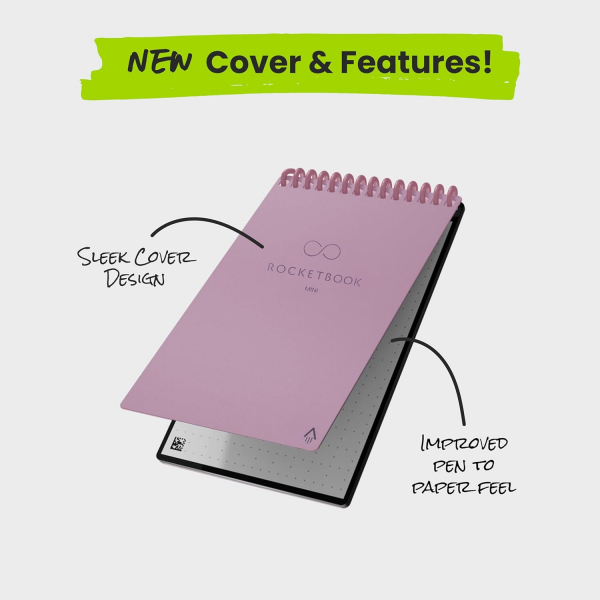 Rocketbook Tekrar Kullanlabilir Akll Not Defteri-Pink 