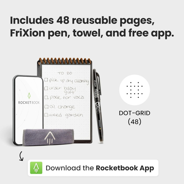 Rocketbook Tekrar Kullanlabilir Akll Not Defteri-Teal