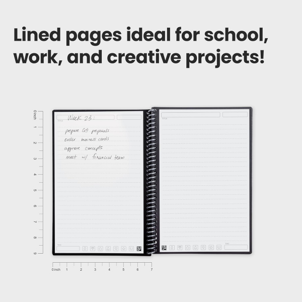 Rocketbook Core Akll Spiral Defter (Executive)-Green