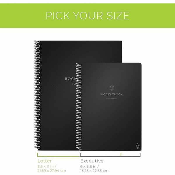 Rocketbook Fusion Plus Ak�ll� Defter(Letter)-Neptune Teal