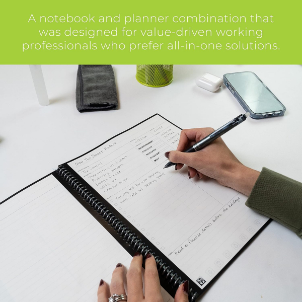 Rocketbook Fusion Plus Ak�ll� Defter(Letter)-Infinity Black