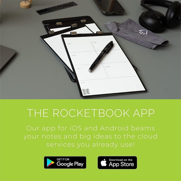 Rocketbook Orbit Kareli Sayfa Paketi (Letter)