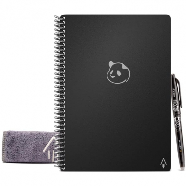 Rocketbook Panda Akll Tekrar Kullanlabilir Ajanda (Executive)-Black