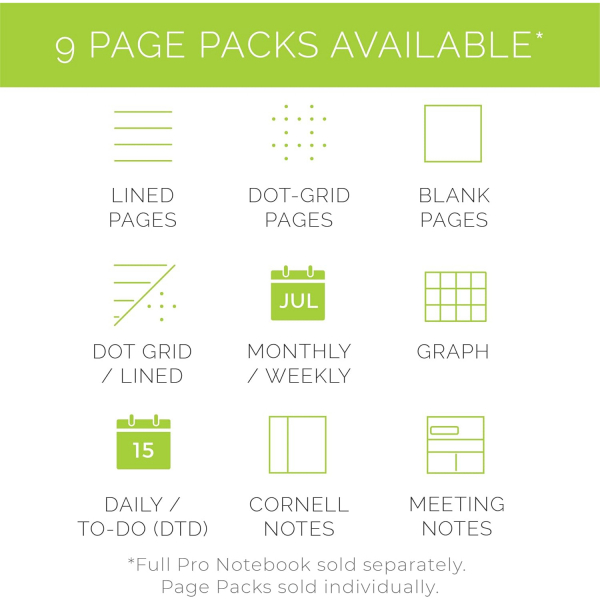 Rocketbook Pro Akll izgili Lined Defter (Letter)