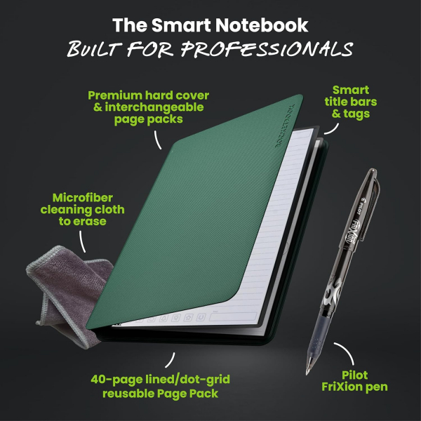 Rocketbook Pro 2.0 Ak�ll� Defter (Executive)-Green