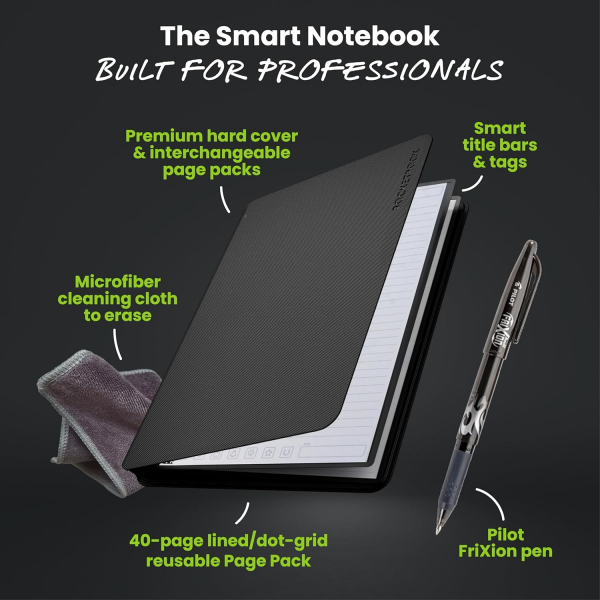 Rocketbook Pro 2.0 Ak�ll� Defter (Executive)-Black