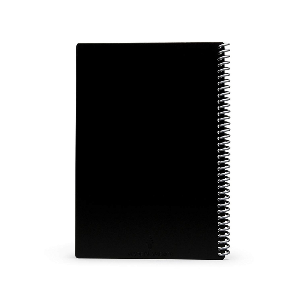 Rocketbook Tekrar Kullanlabilir Telli Defter (Executive)-Infinity Black