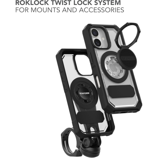 Rokform Apple iPhone 16 Pro Rugged Klf -Clear