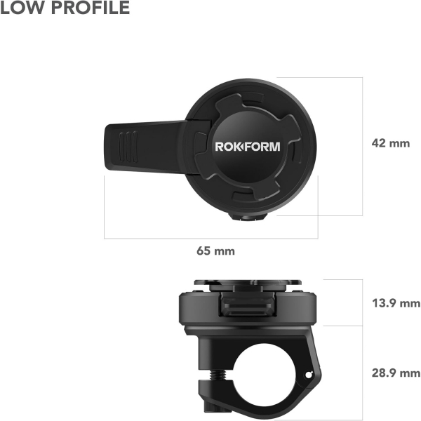 Rokform Motosiklet Ayna Montaj-Black