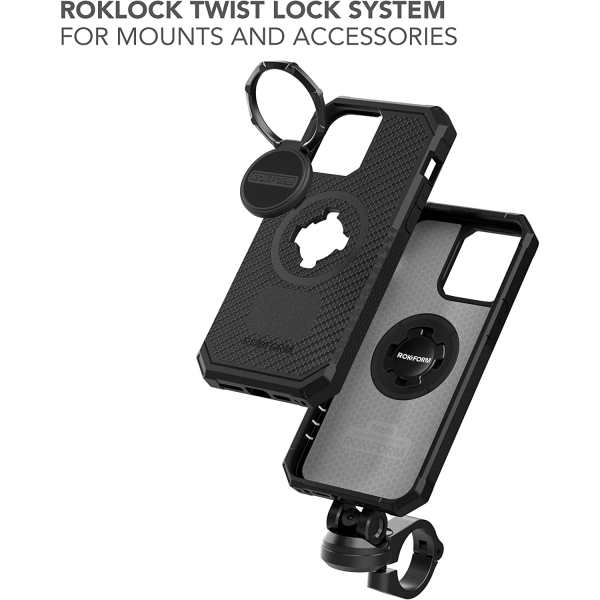 Rokform Rugged Serisi iPhone 14 Pro Manyetik Klf (MIL-STD-810G)