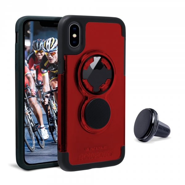 Rokform iPhone X Crystal Seri Klf (MIL-STD-810G)- Red