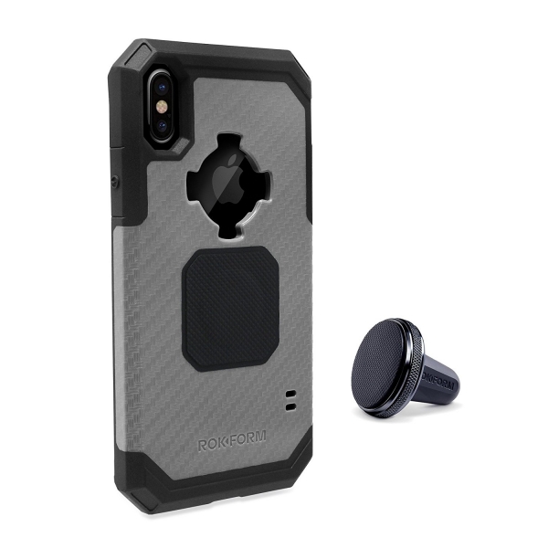 Rokform iPhone X Rugged Seri Klf (MIL-STD-810G)-Gun Metal