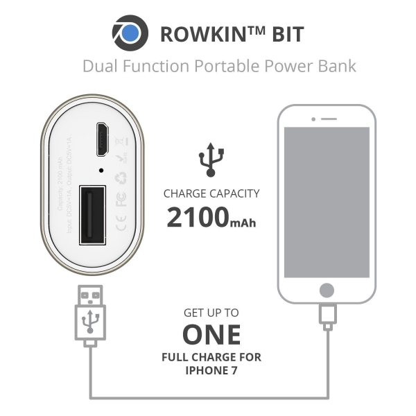 Rowkin Bit Charge Stereo True arjl Kablosuz Kulak i Kulaklk-Gold