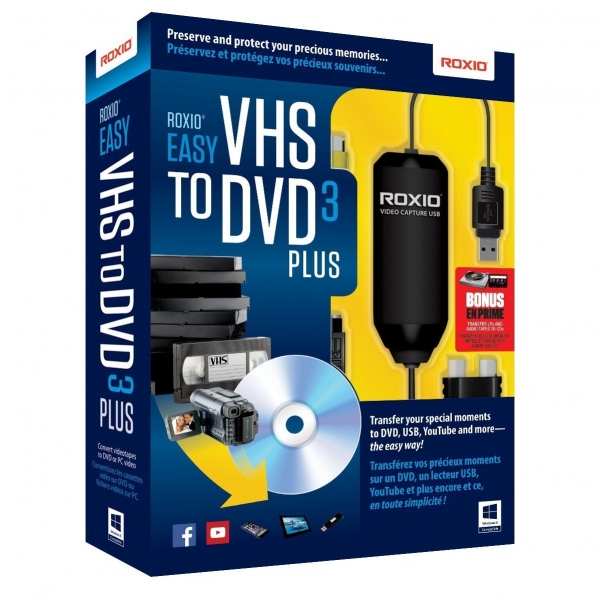 Roxio PC in VHS to DVD 3 Plus Video Dntrc