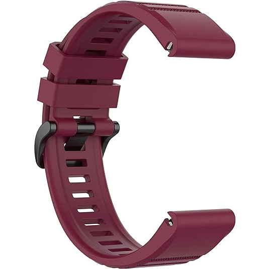 RuenTech Silikon Garmin Fenix 7 Kay-Red