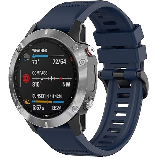 RuenTech Silikon Garmin Fenix 7 Kay-Navy