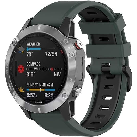 RuenTech Silikon Garmin Fenix 7X Kay-Green