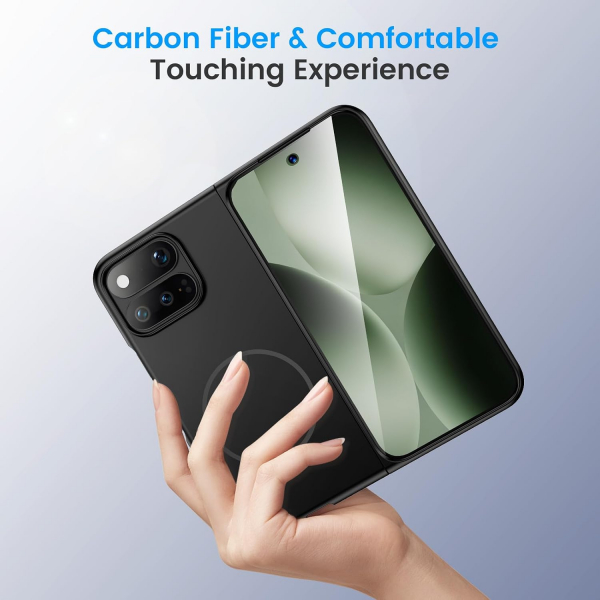 Ruky Google Pixel 11 Pro Fold Uyumlu Manyetik K�l�f-Black