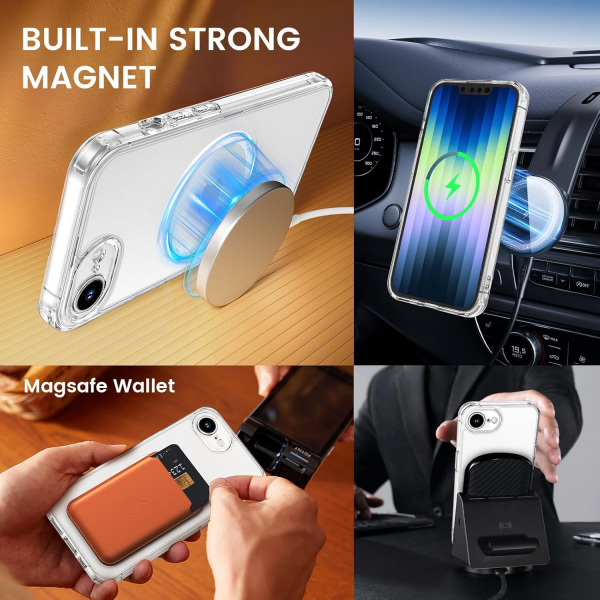 Ruky Apple iPhone 16e MagSafe Klf-Clear