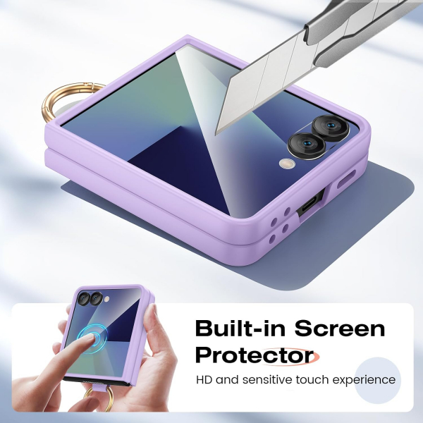 Ruky Samsung Galaxy Z Flip 7 Yzkl Klf-Purple
