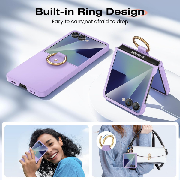 Ruky Samsung Galaxy Z Flip 7 Yzkl Klf-Purple