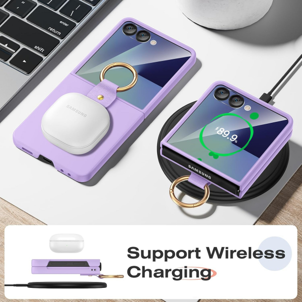 Ruky Samsung Galaxy Z Flip 7 Yzkl Klf-Purple