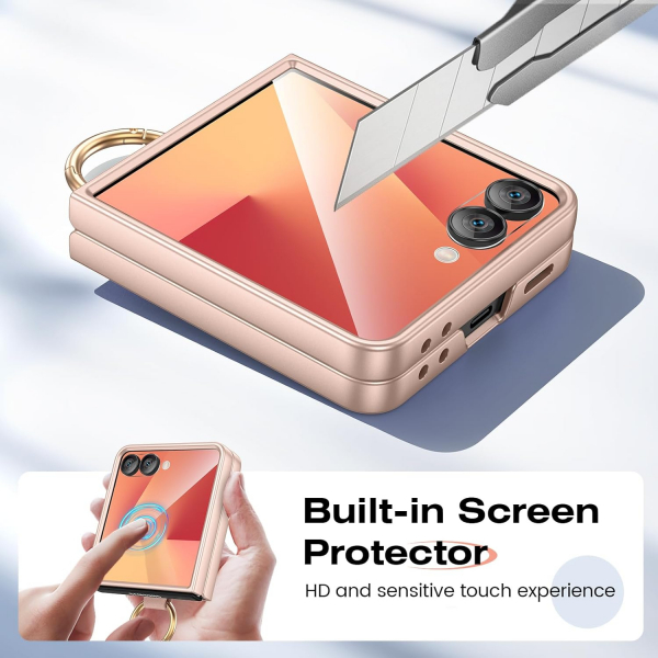 Ruky Samsung Galaxy Z Flip 7 Yzkl Klf-Rose Gold