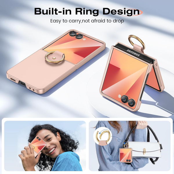 Ruky Samsung Galaxy Z Flip 7 Yzkl Klf-Rose Gold