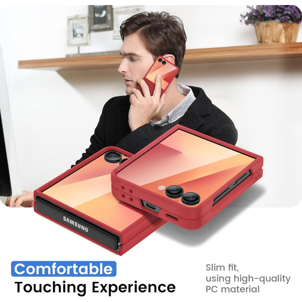 Ruky Samsung Galaxy Z Flip 7 Klf-Red