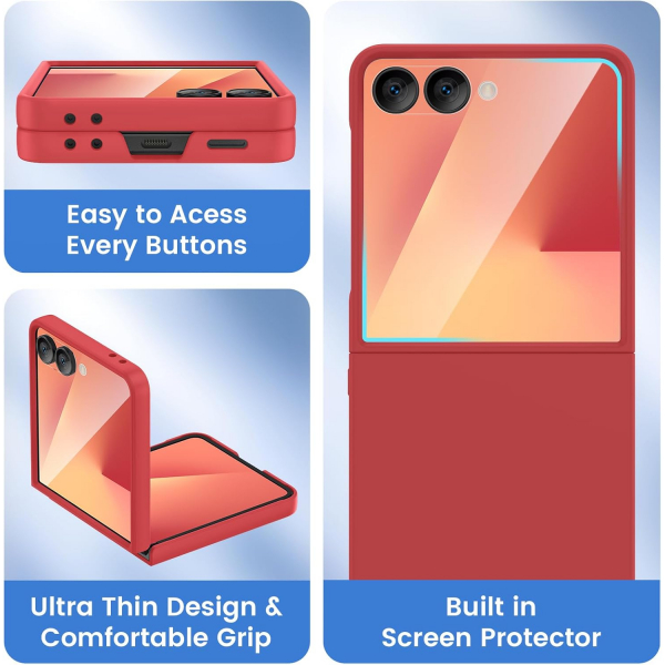 Ruky Samsung Galaxy Z Flip 7 Klf-Red