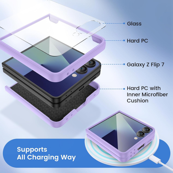 Ruky Samsung Galaxy Z Flip 7 Klf-Purple