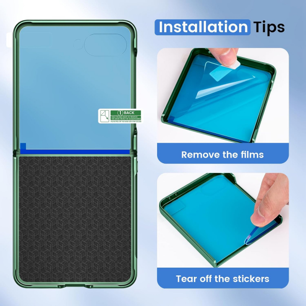 Ruky Samsung Galaxy Z Flip 7 Klf-Dark Green