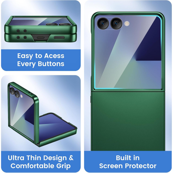 Ruky Samsung Galaxy Z Flip 7 Klf-Dark Green