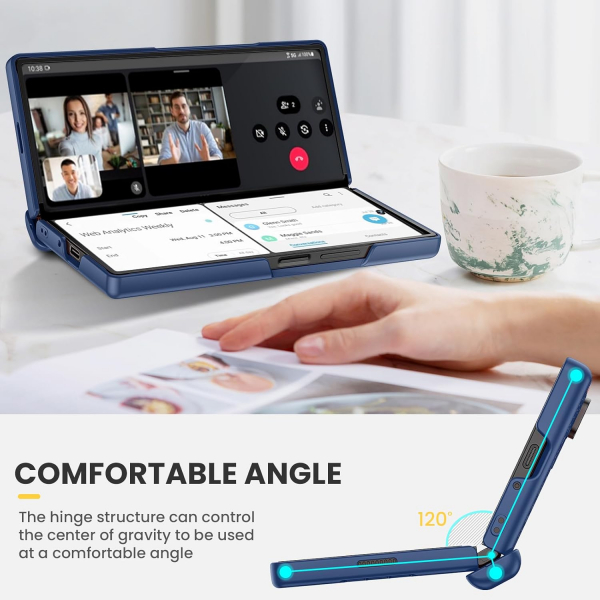 Ruky Tam Korumal Galaxy Z Fold 6 Klf-Blue