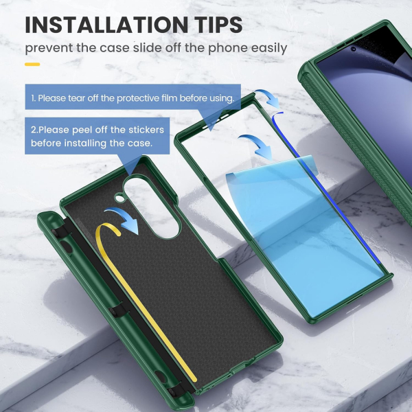 Ruky Tam Korumal Galaxy Z Fold 6 Klf-Green