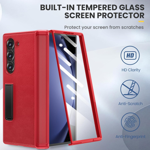 Ruky Tam Korumal Galaxy Z Fold 6 Klf-Red