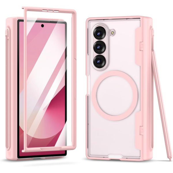Ruky Tam Korumal Galaxy Z Fold 6 Klf-Pink