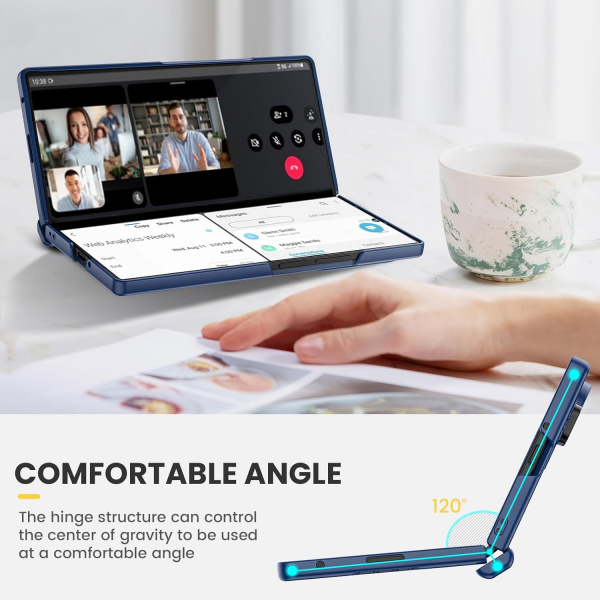 Ruky Samsung Galaxy Z Fold 7 Standl Klf-Blue