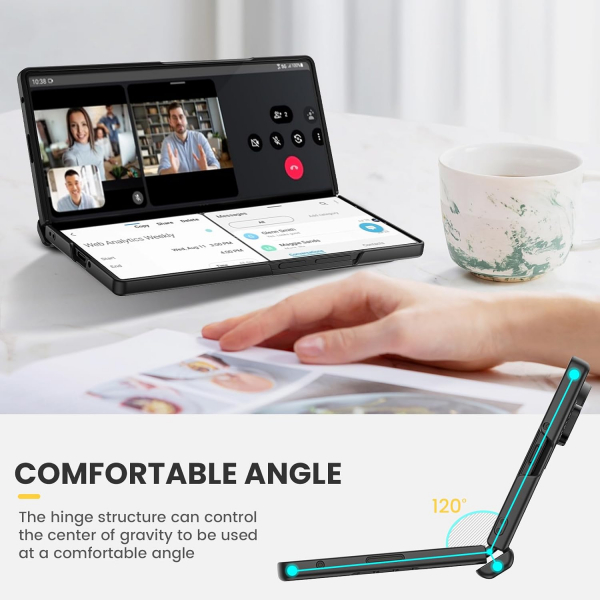 Ruky Samsung Galaxy Z Fold 7 Standl Klf-Carbon Fiber 