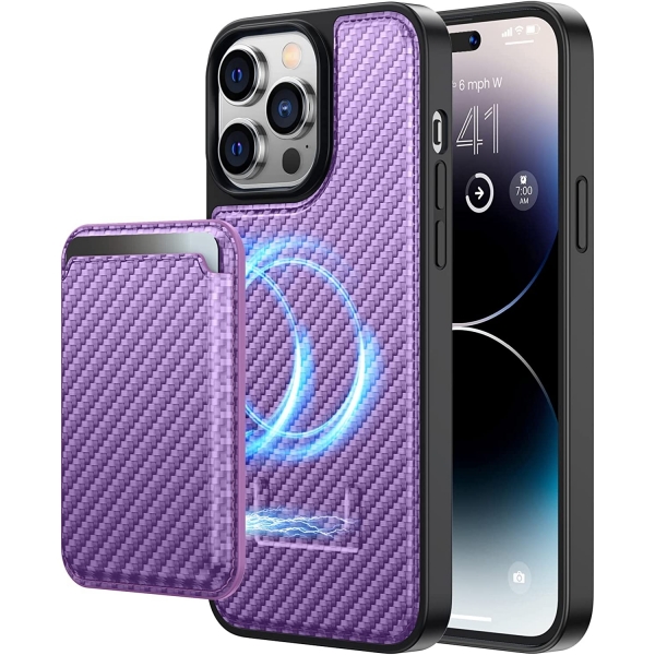Ruky iPhone 14 Pro Max Czdan Klf-Purple